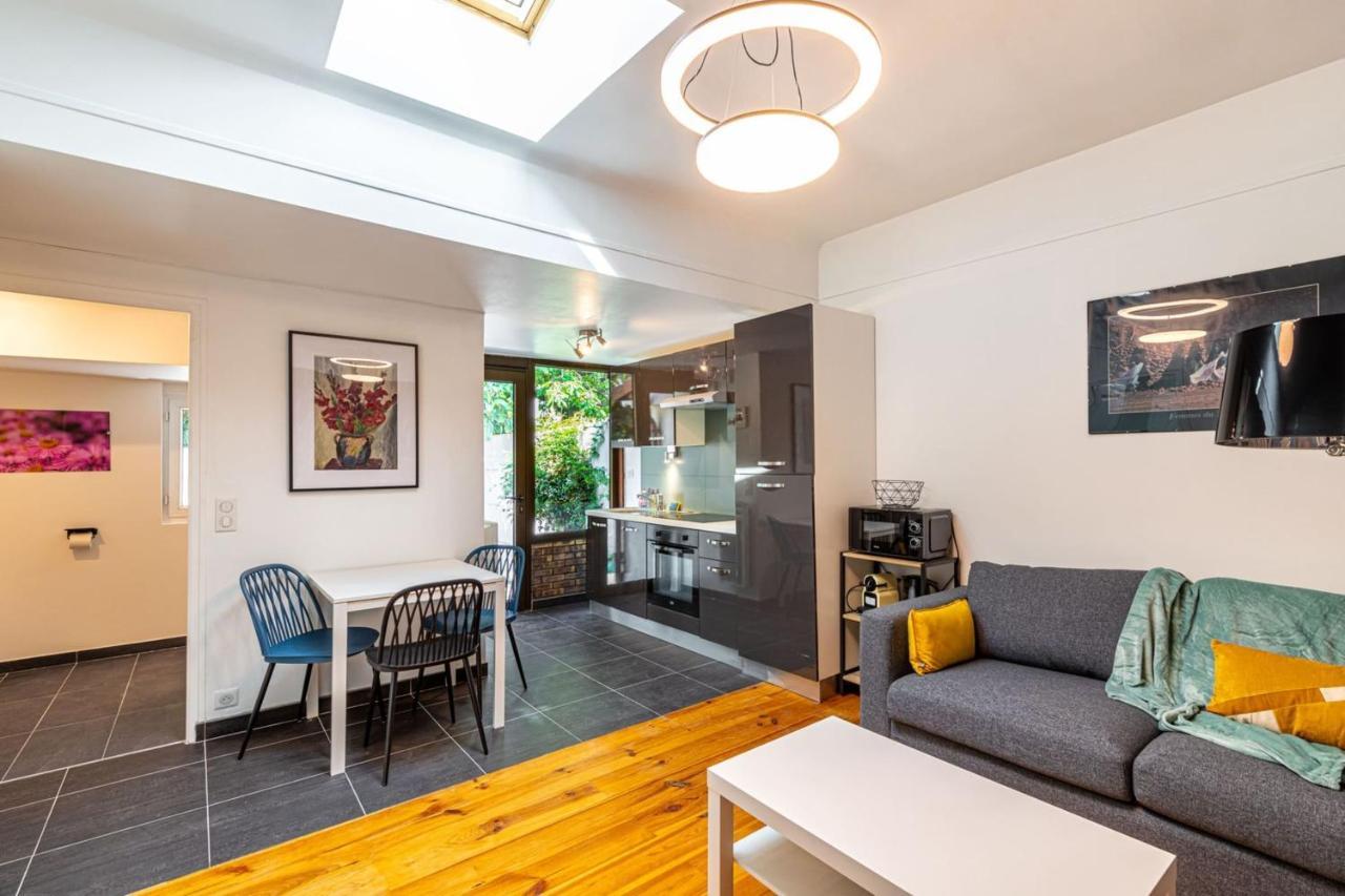 Апартаменти House - Sunlit Haven With Outdoor Terrace, Garage And Metro 14, Rer B Жантії Екстер'єр фото